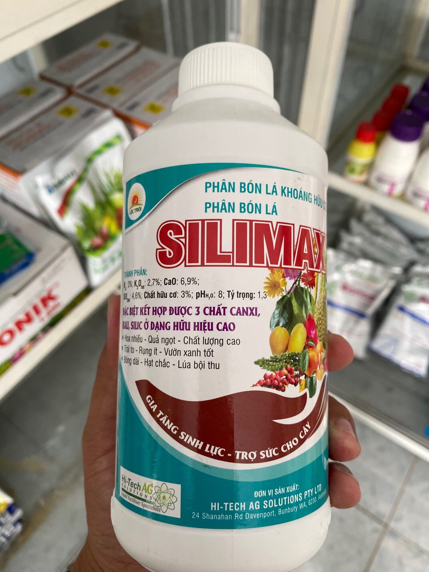 [ Hàng chính hãng Lộc Trời ] Phân bón lá hữu cơ SILIMAX chai 500ml