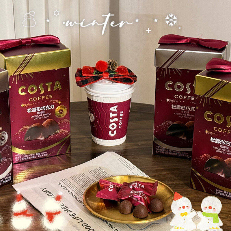 Costa | Sô-cô-la Hình Truffle Hương Sữa & Cà Phê 168g