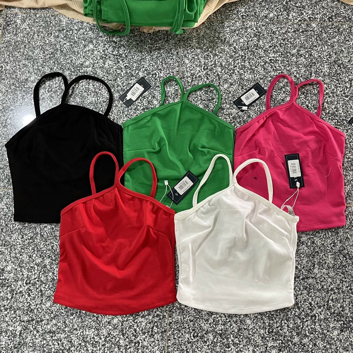 ÁO DÂY YẾM CROPTOP ÔM FORM 45KG(U)