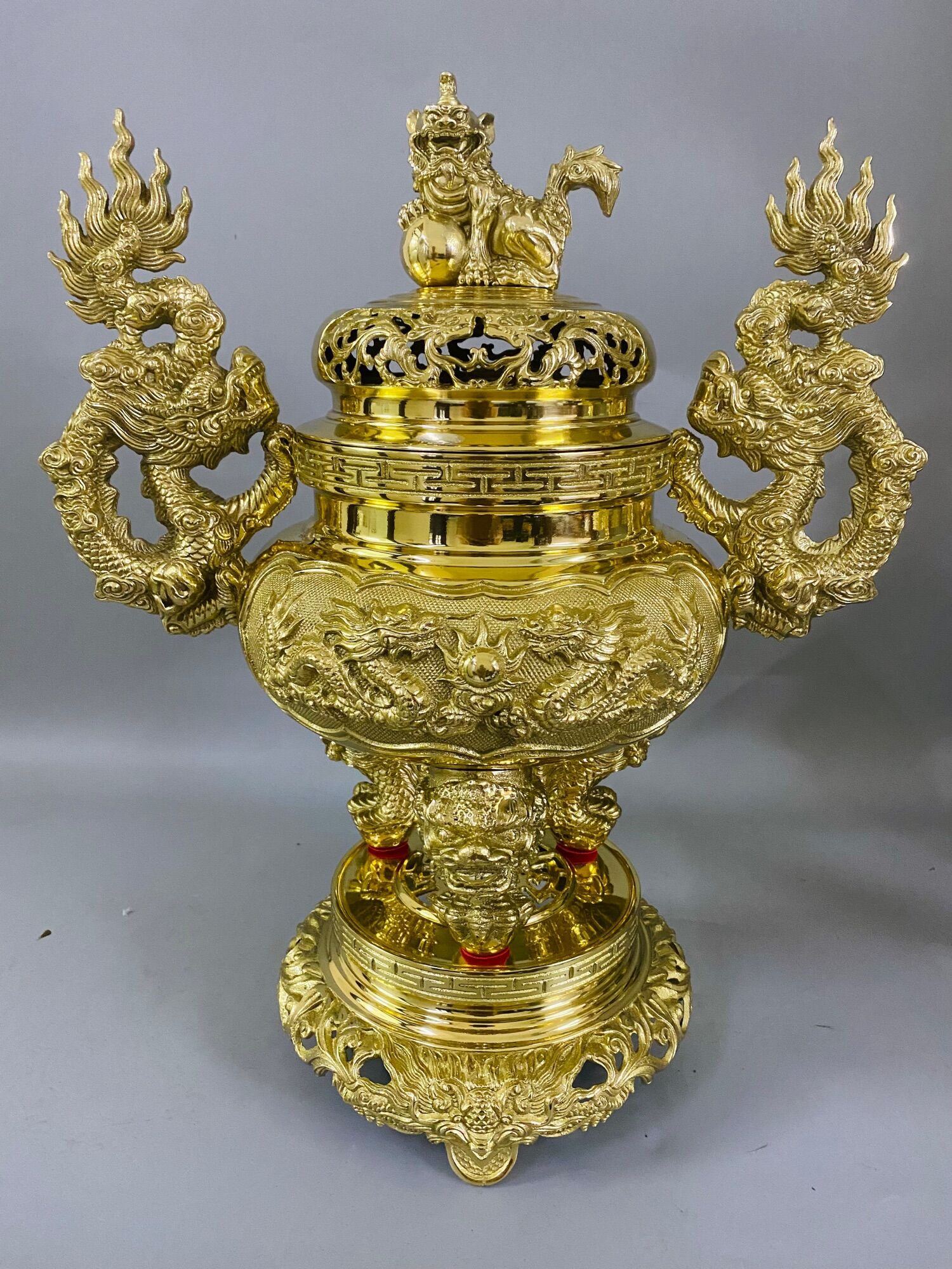 Đỉnh thờ lư hương bằng đồng nguyên chất nhiều kichd thước