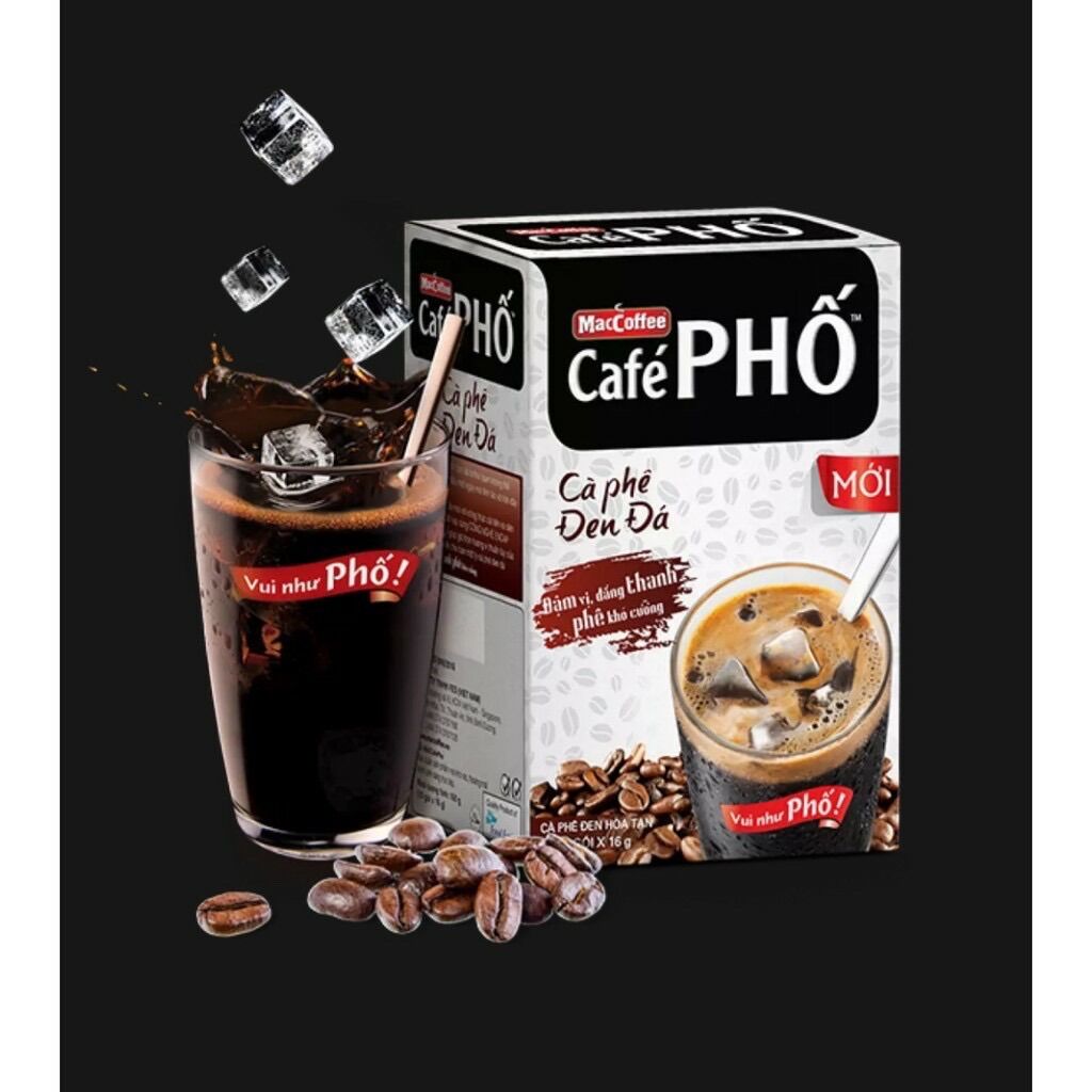 Cà phê phố đen Maccoffe