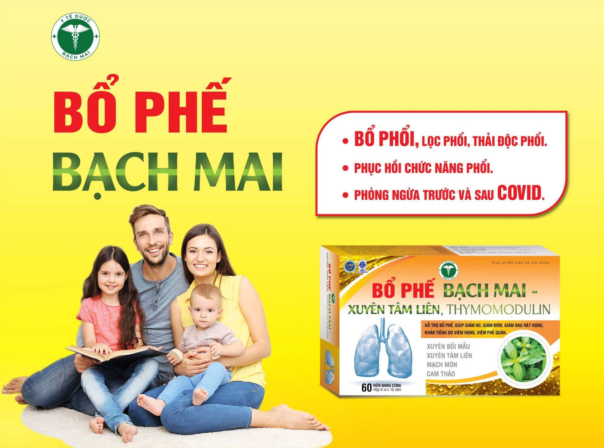 Bổ phế hỗ trợ ung thư phổi