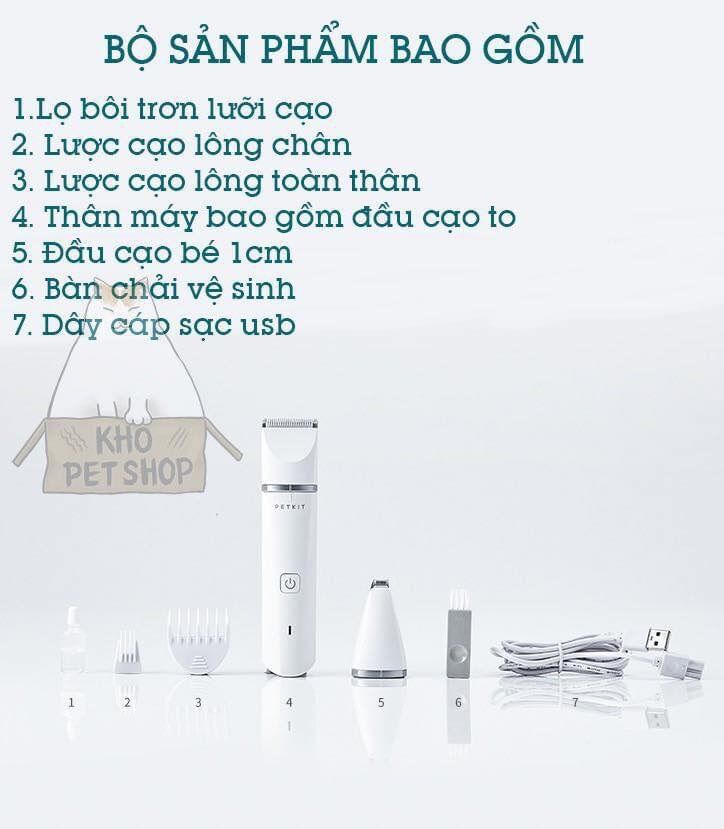 Tông đơ Petkit 2 in 1