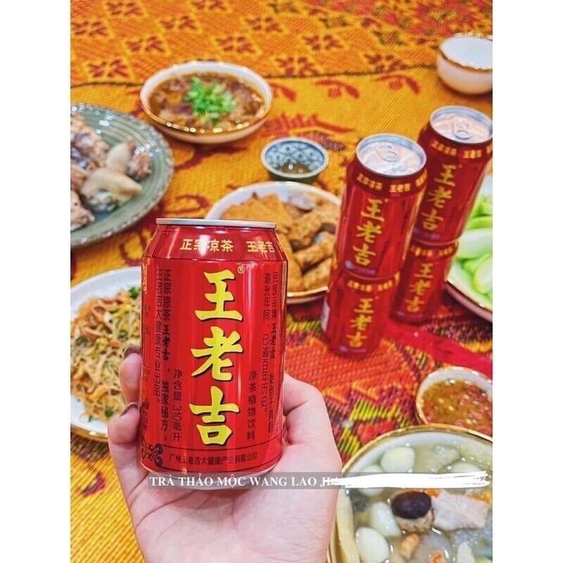 Trà sâm thanh nhiệt giải độc Wanglaoji 310ml