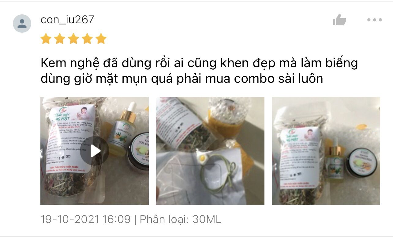 SERUM NGHỆ BƠ (HANDMADE)