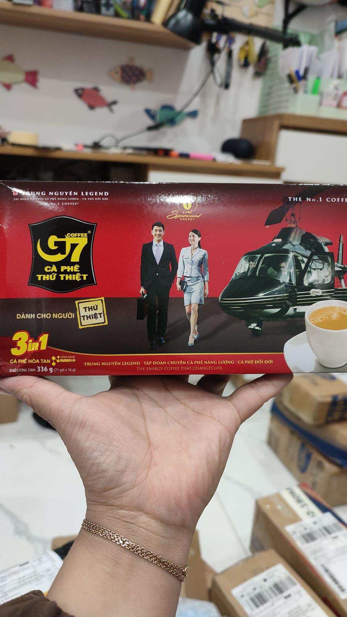 cafe hòa tan G7 hộp 21 gói