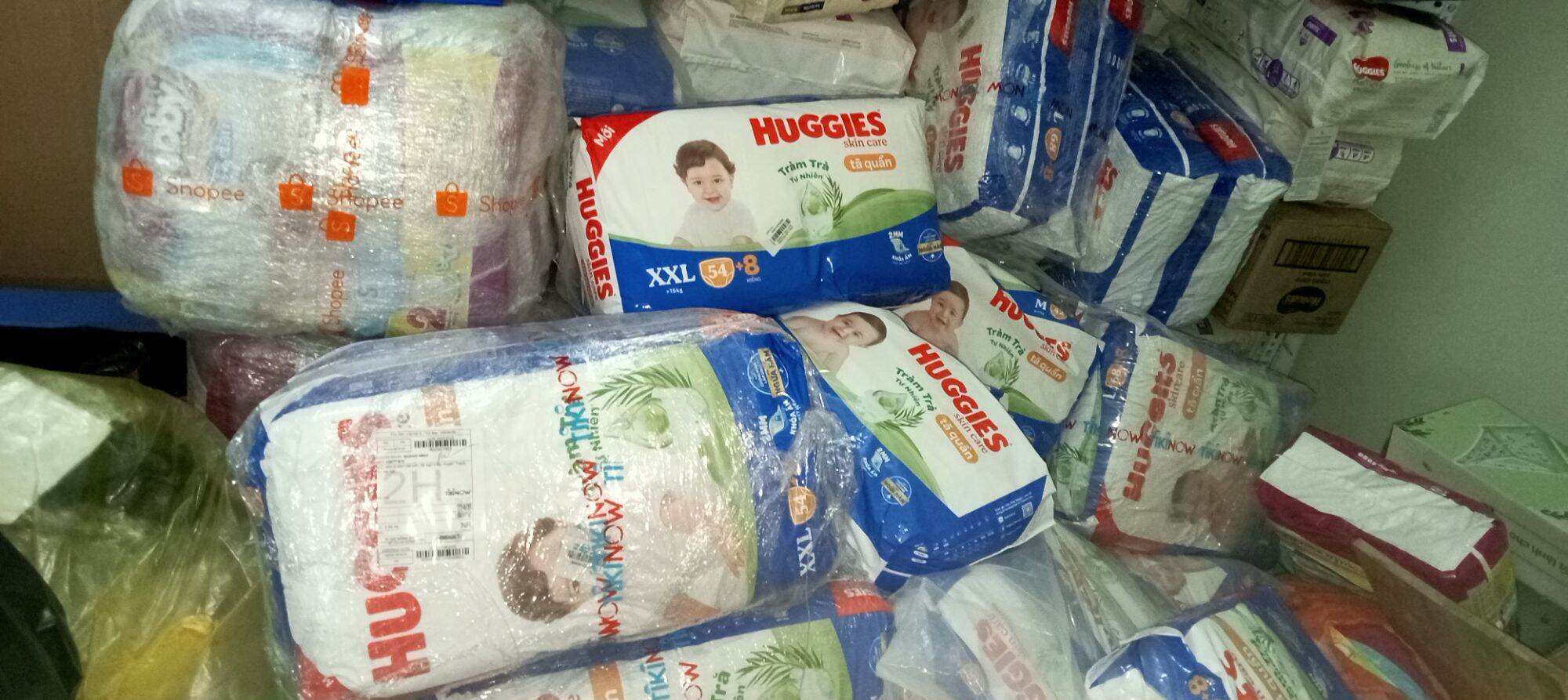 10 Miếng dùng thử Tã Bỉm Quần Huggies skincare size XL10