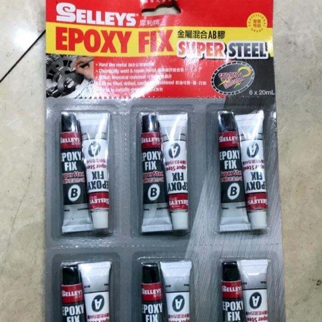 Keo dán sắt 2 thành phần Epoxy Fix Selleys đa năng siêu dính