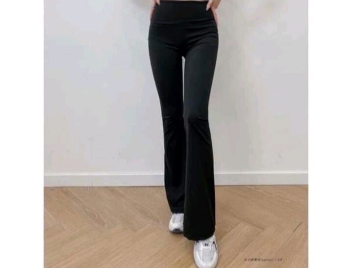 Quần legging nữ ống loe Co giãn bốn chiều