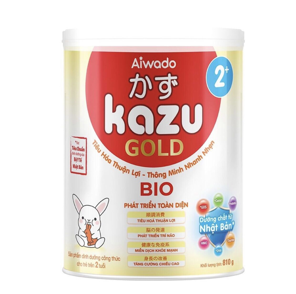 Sữa bột Kazu BIO gold số 0+, 1+, 2+ 810g - date 2024
