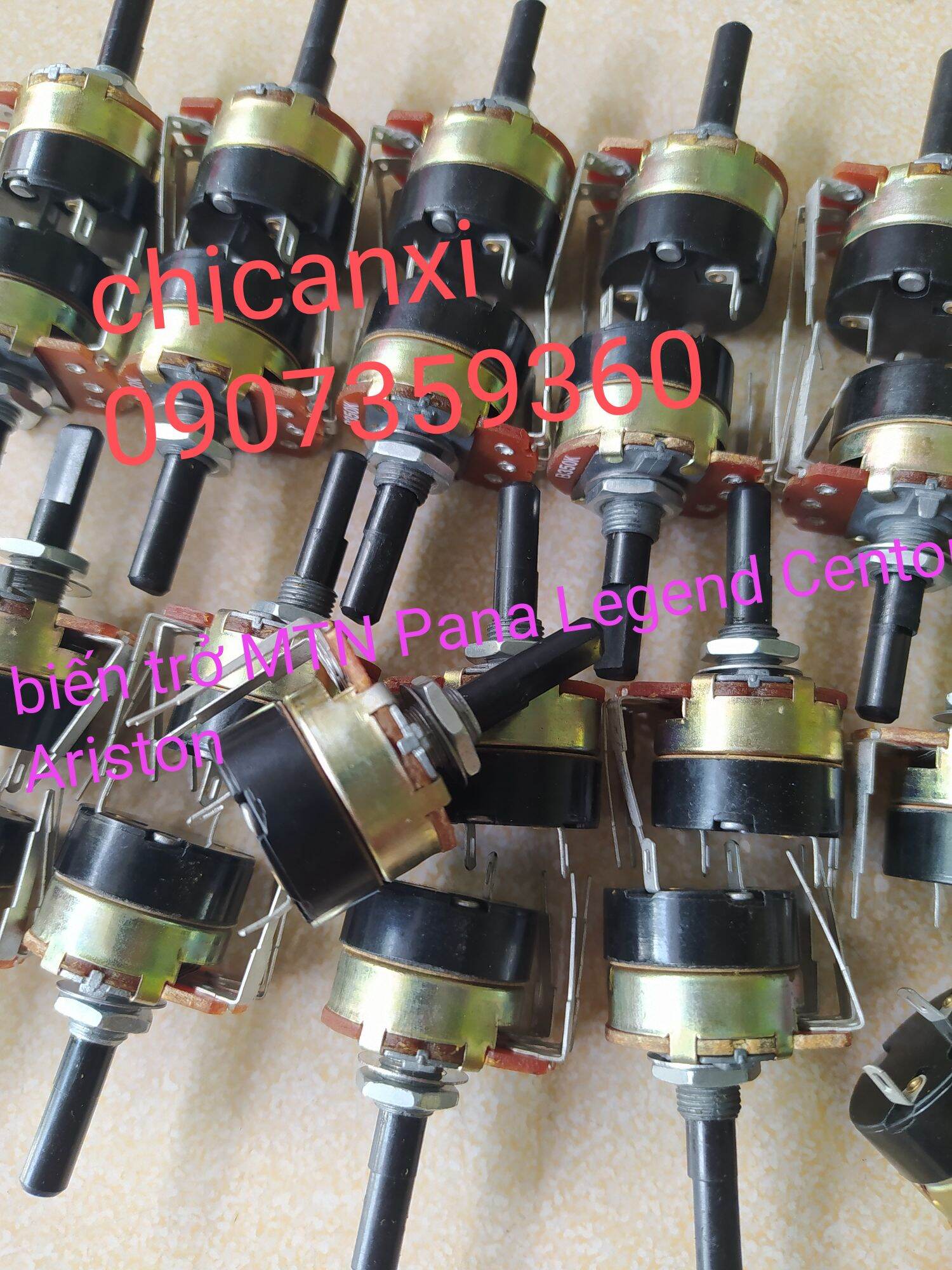 Biến trở máy tắm nóng Pana/Centon/Legend/Ariston 350K