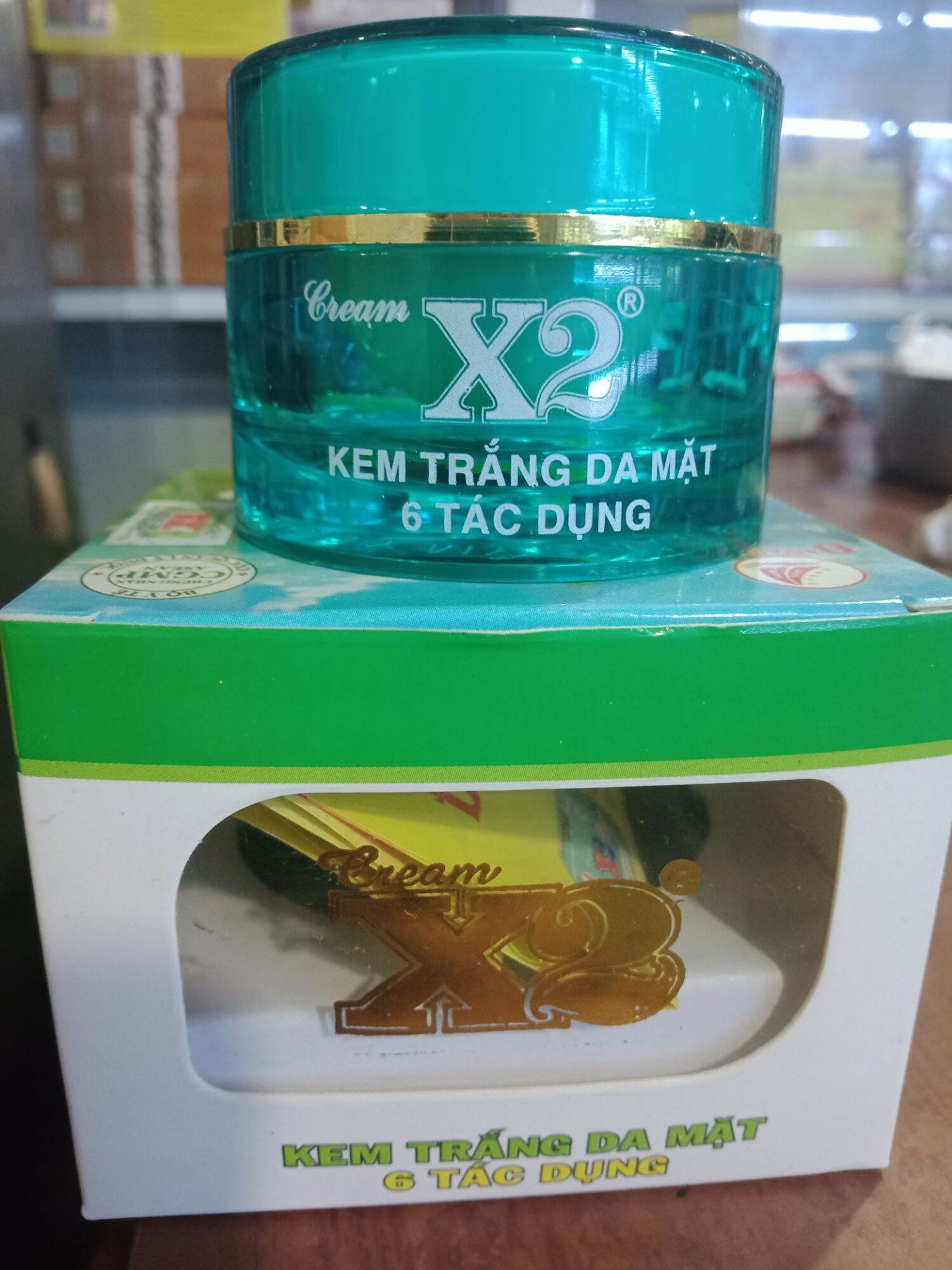 Kem dưỡng trắng da x2 6 tác dụng