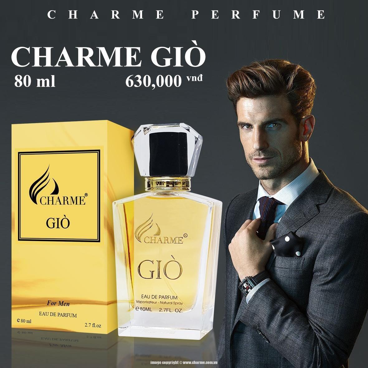 Nước hoa nam Charrrme Giò 80ml
