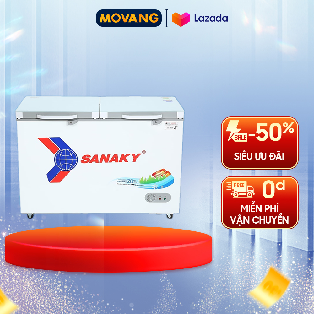 - vh 3699a2kd | tủ đông sanaky 360 lít vh-3699a2kd - công suất 84.1w - gas r600a