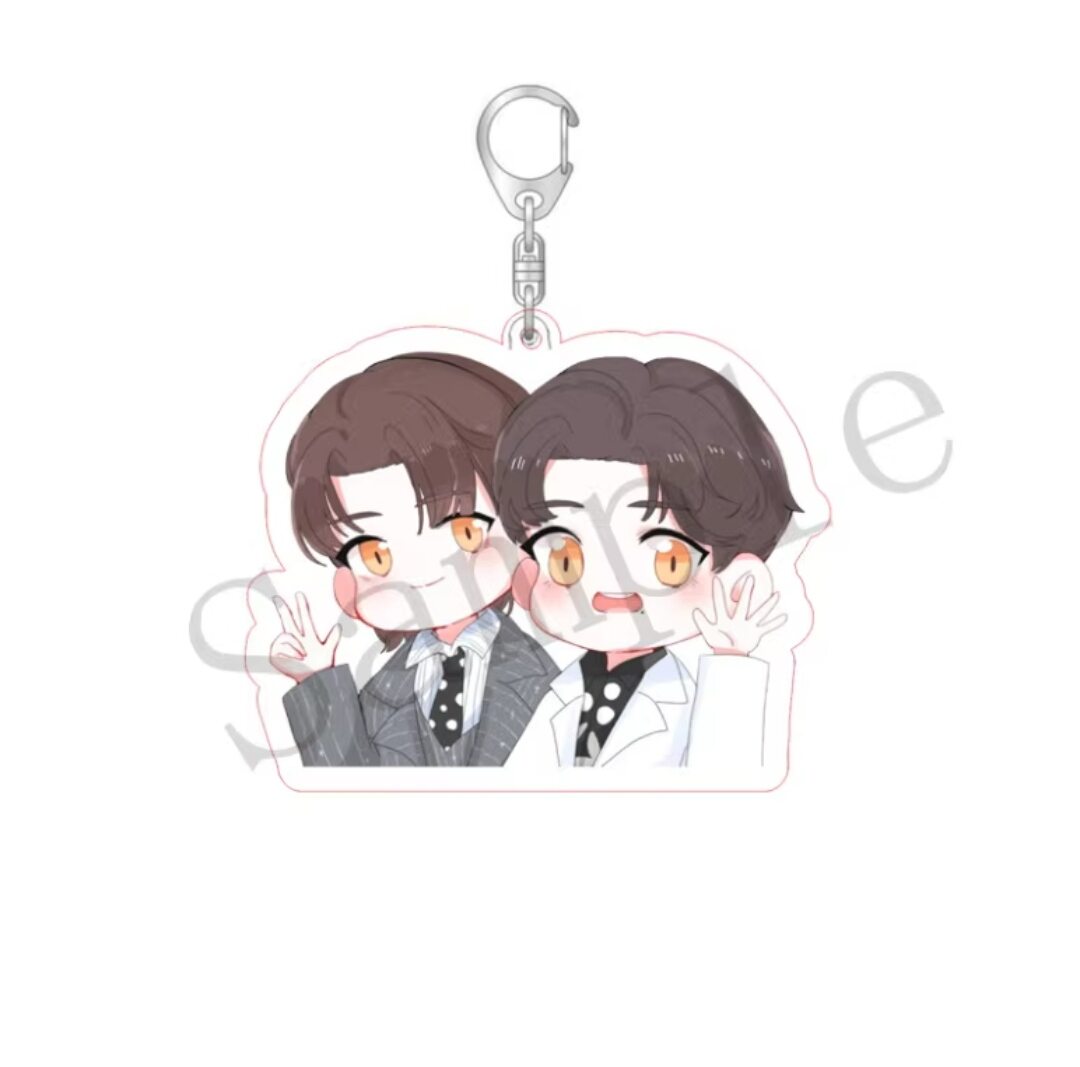 Móc khoá chibi Tiêu Chiến Vương Nhất Bác BJYX