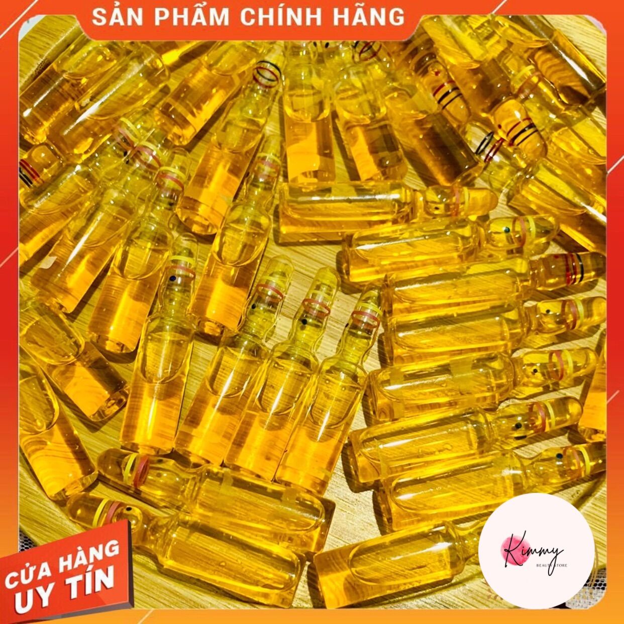 [HCM]Lẻ ống nước vàng và ống nước đỏ pha kem