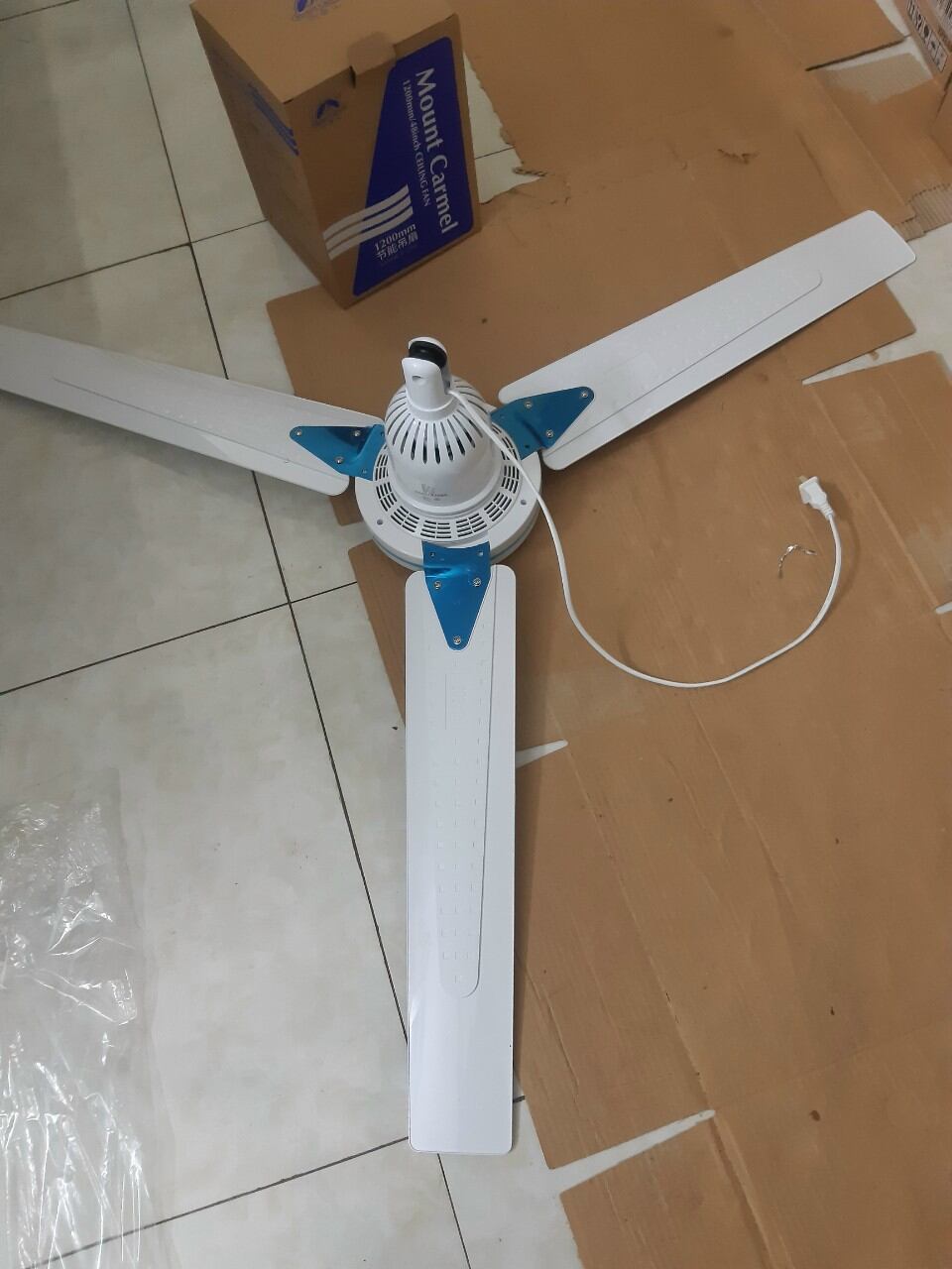 Quạt màn, quạt trần mini 220v 1200mm