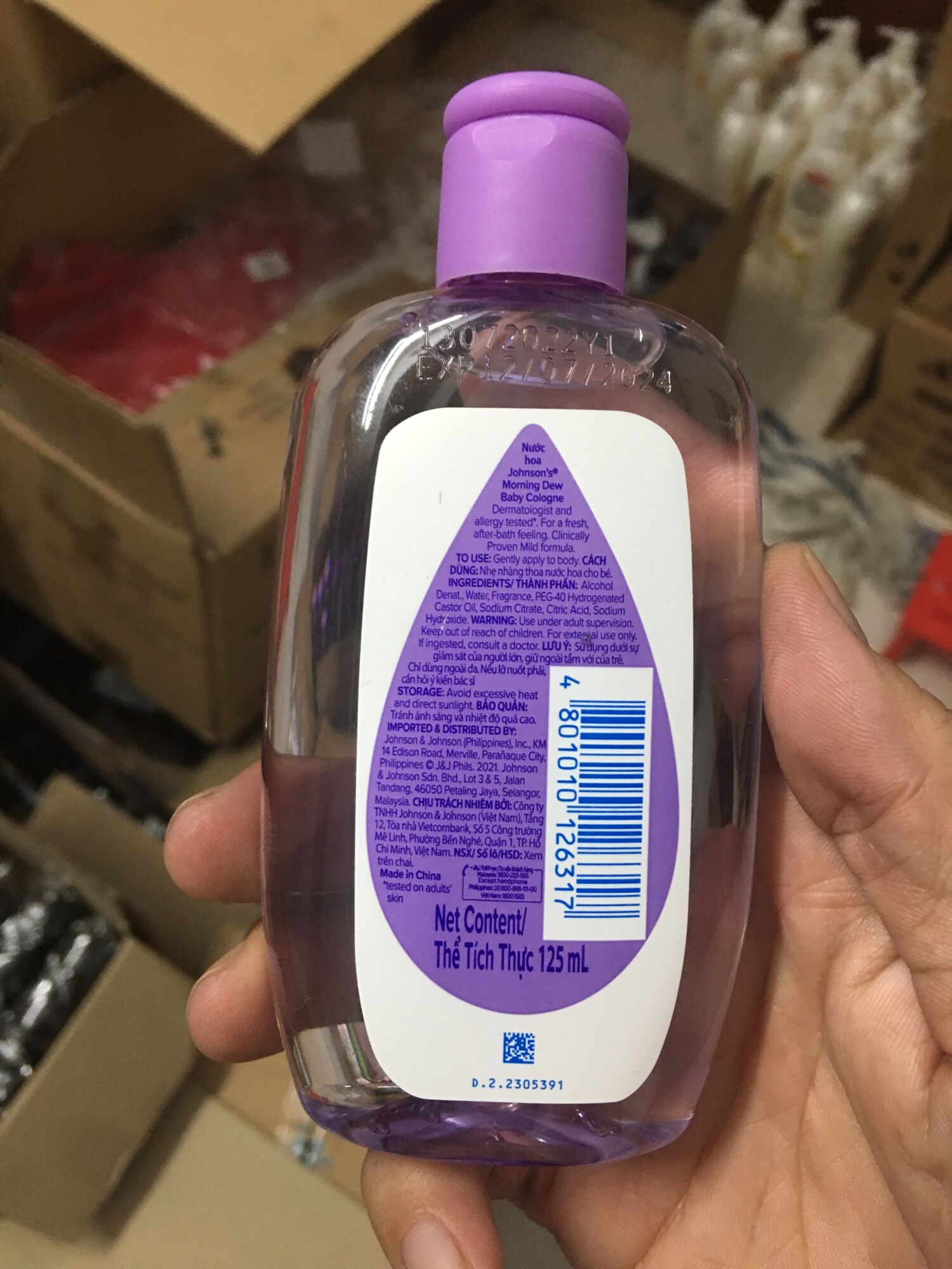 Nước hoa Johnson’s Morning Dew 125ml