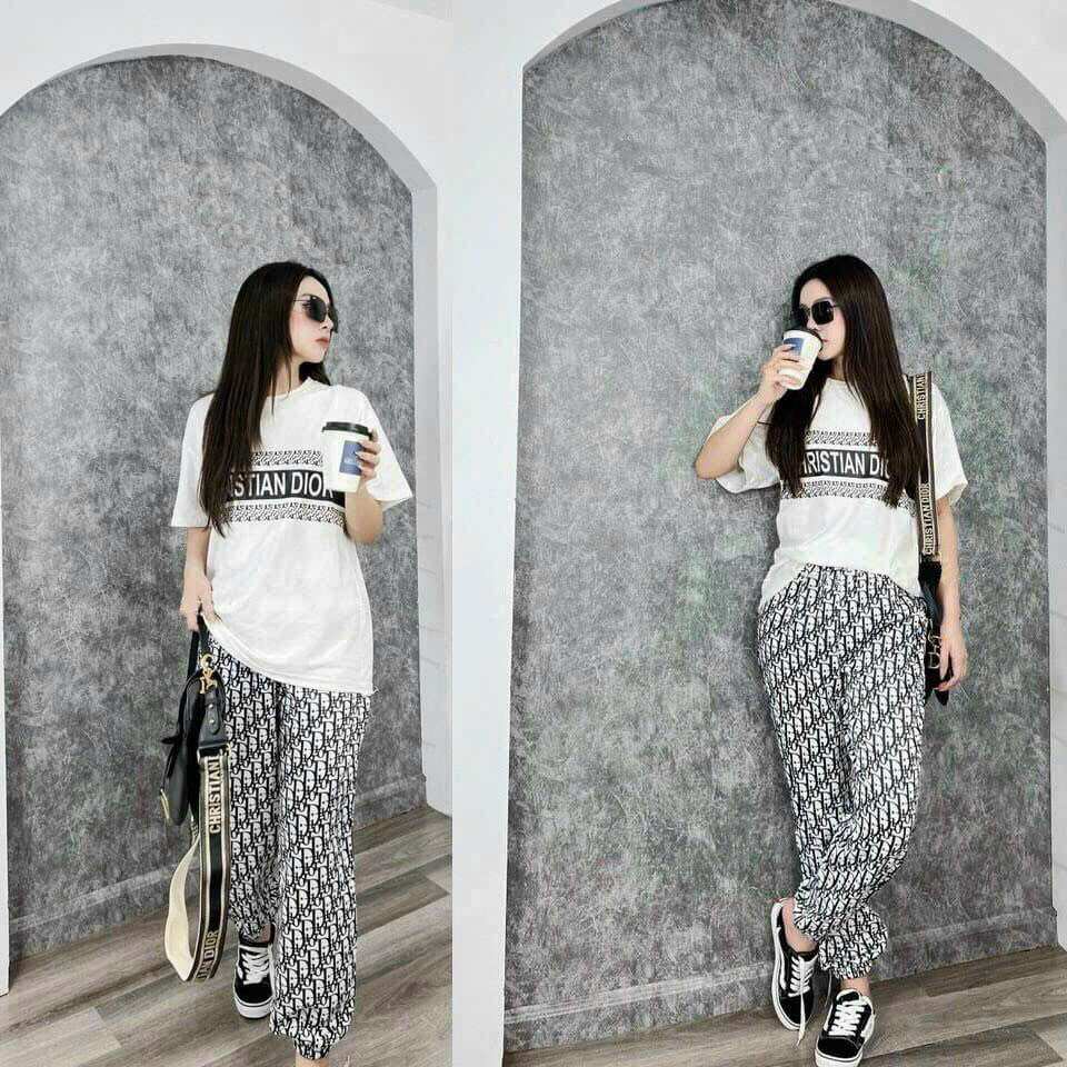 BỘ DÀI COTTON PHỐI 3D CAO CẤP