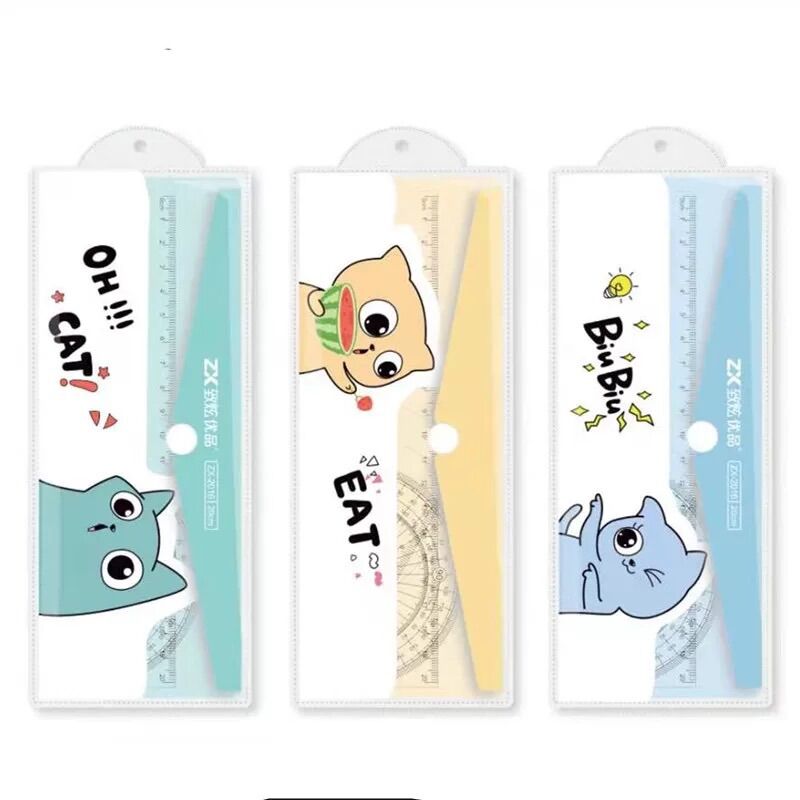 Combo 4 bộ thước kẻ