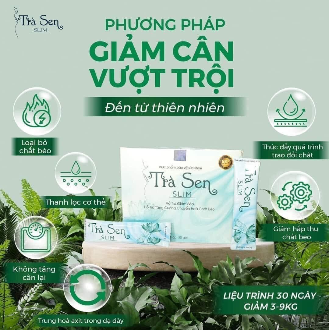 TRÀ SEN SLIM GIẢM CÂN NHANH 7 ngày