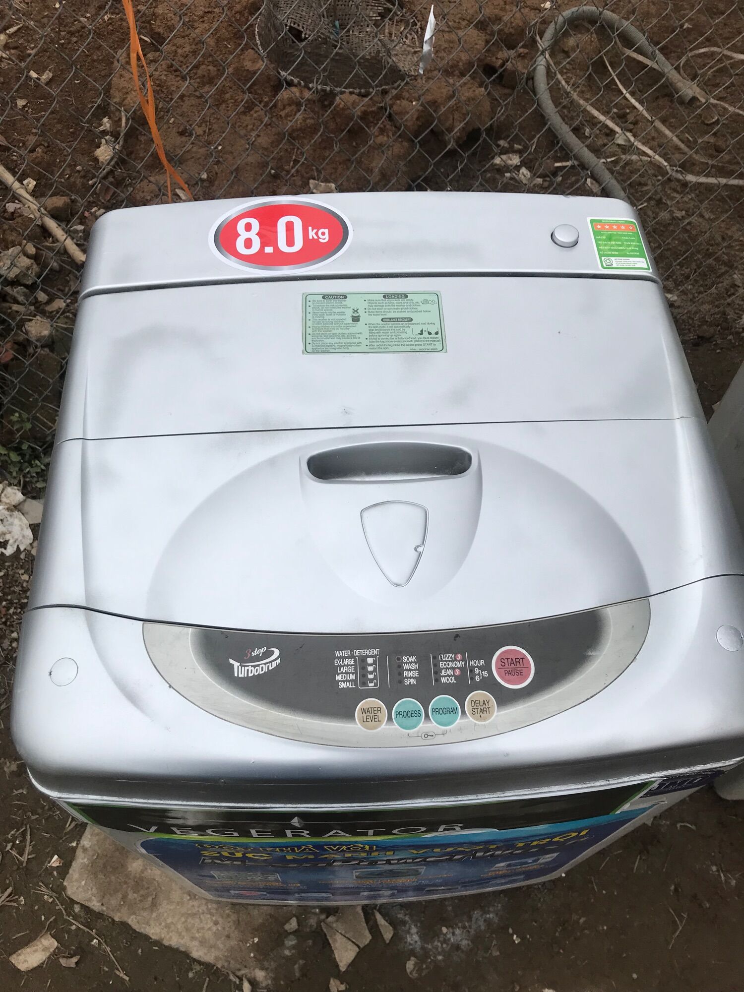 Máy giặt LG8 kg cũ tốt