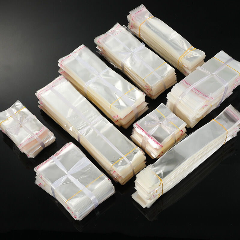 Set 50 túi kiếng opp dán miệng đủ size