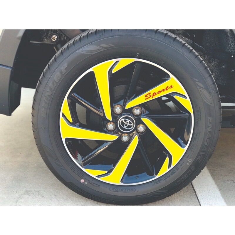 Decal dán mâm Rush (5 bánh)