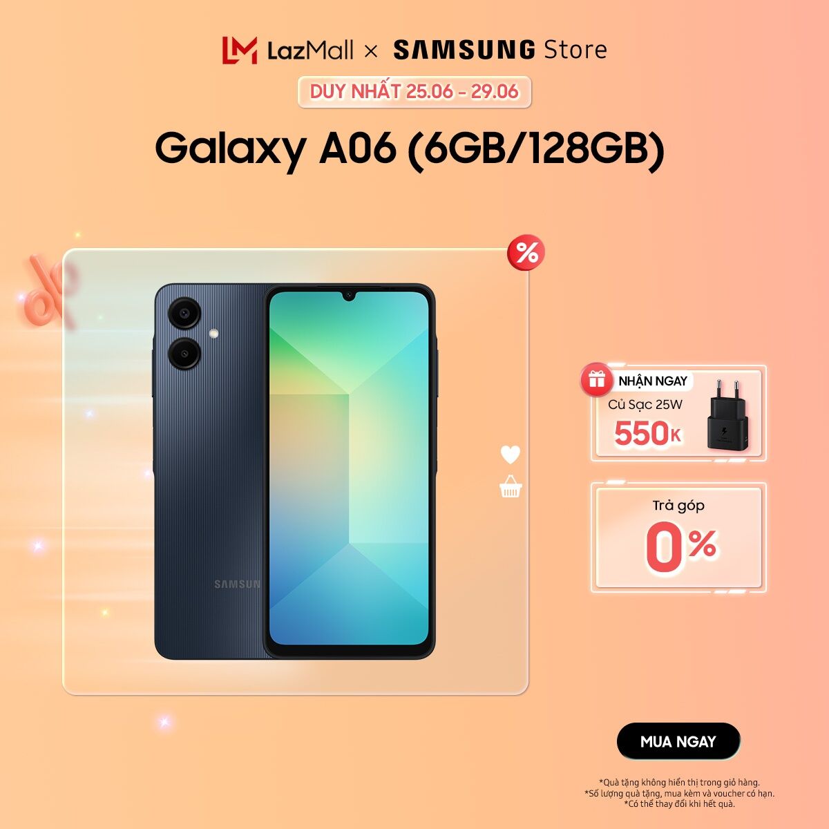 Điện Thoại Samsung Galaxy A06 6GB/128GB
