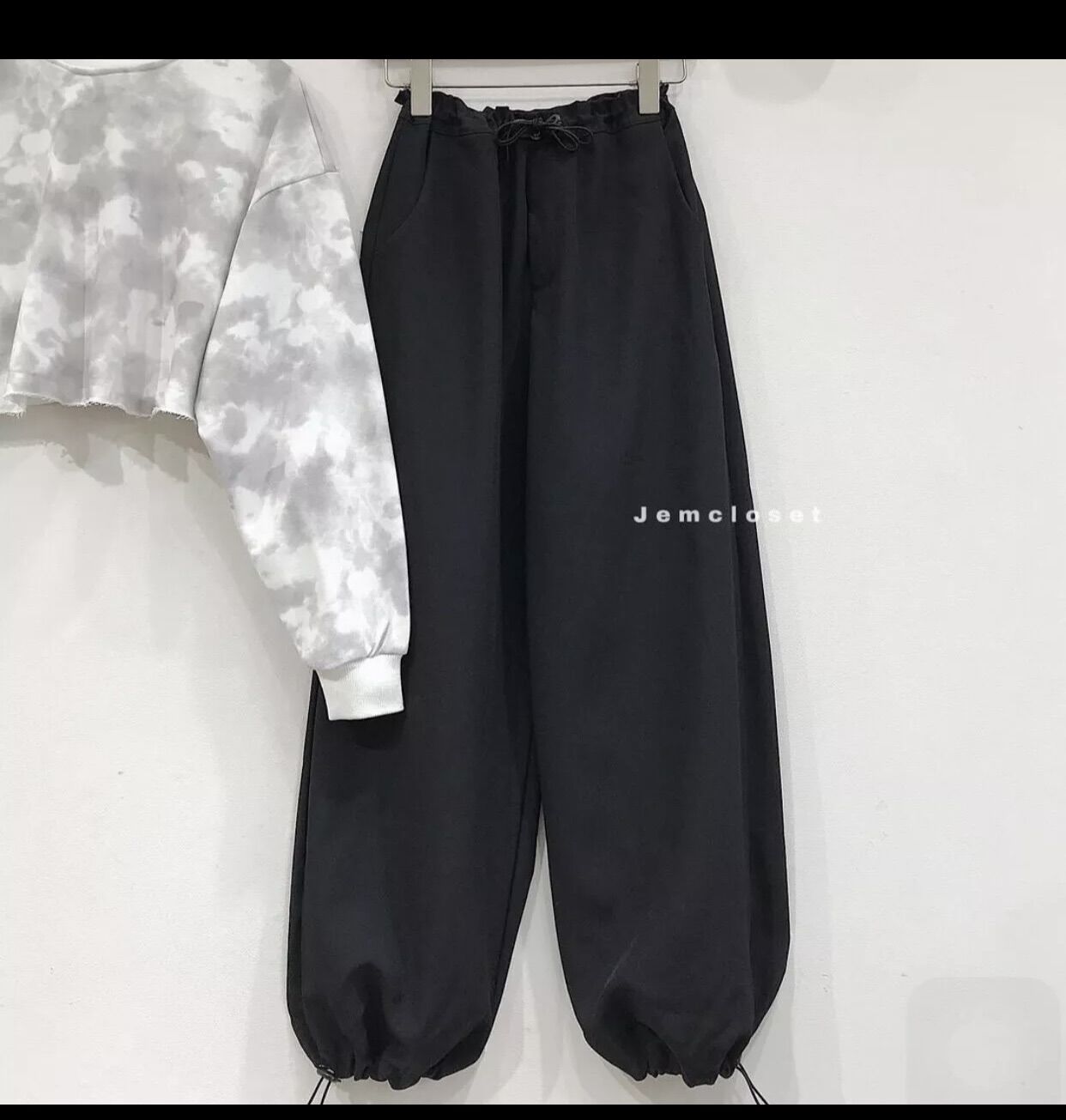 Quần jogger rút dây