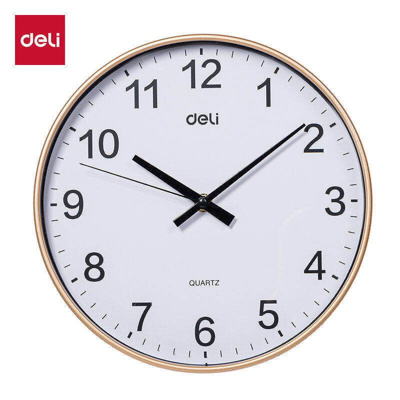 deli | Đồng Hồ Tường Im Lặng Mới Thời Trang Cho Phòng Khách