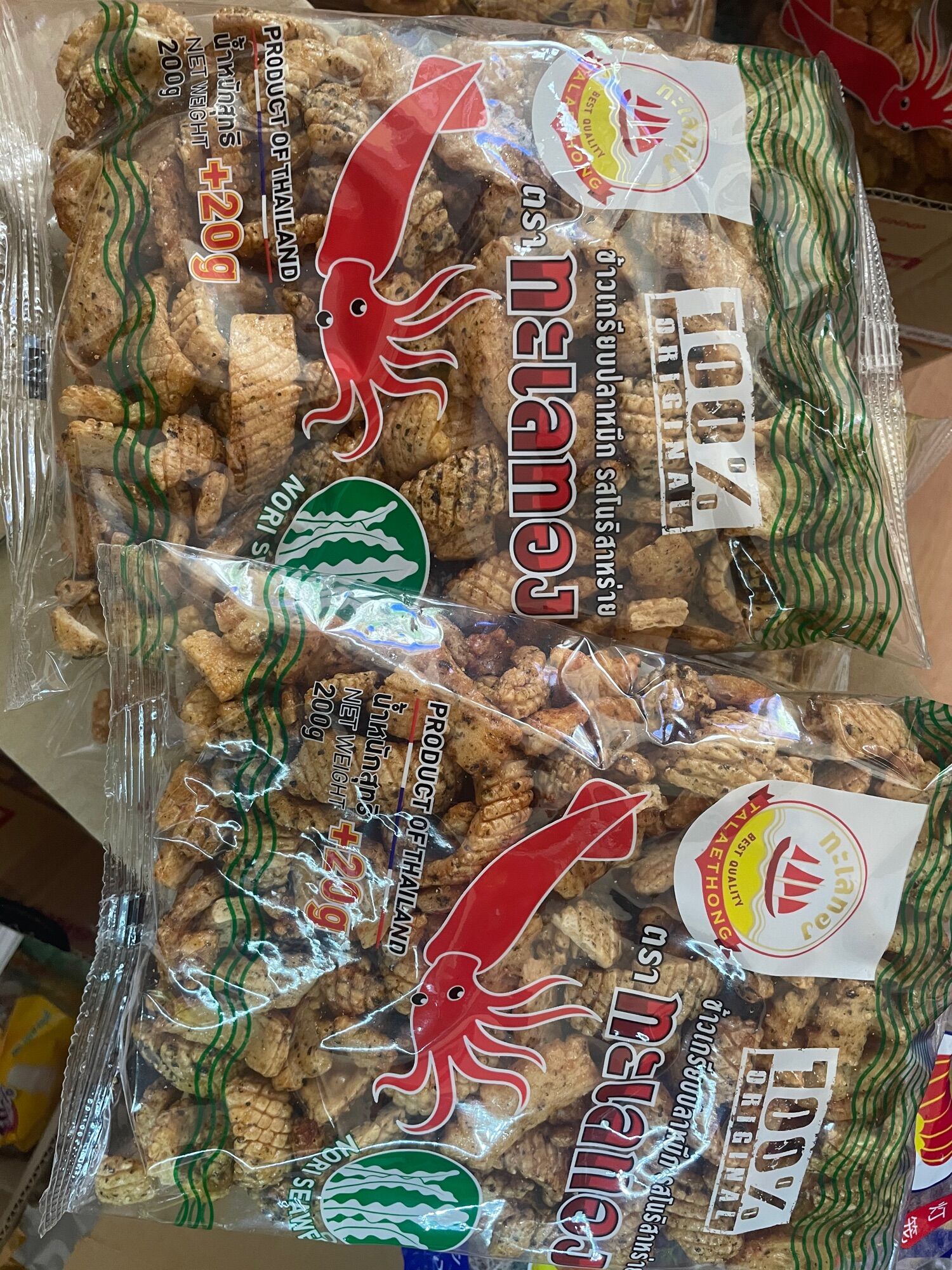 [HCM]Snack Mực Talaethong Gói 220g