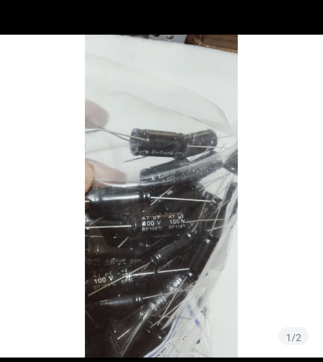 5 tụ loa 2 đầu 47uf 100v