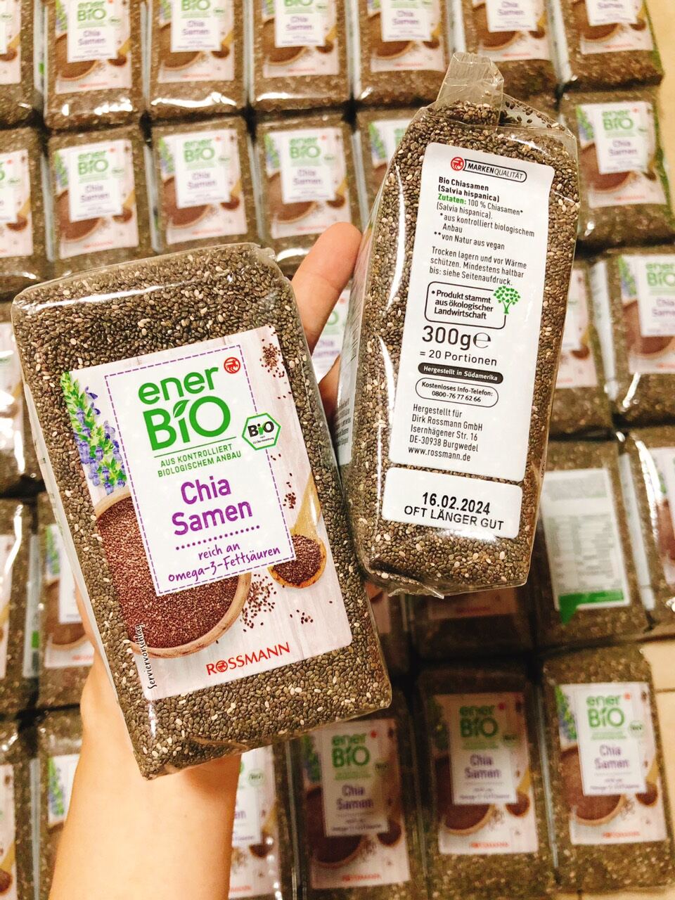 Hạt chia hữu cơ EnerBio 300gr (Date: 02/2024)