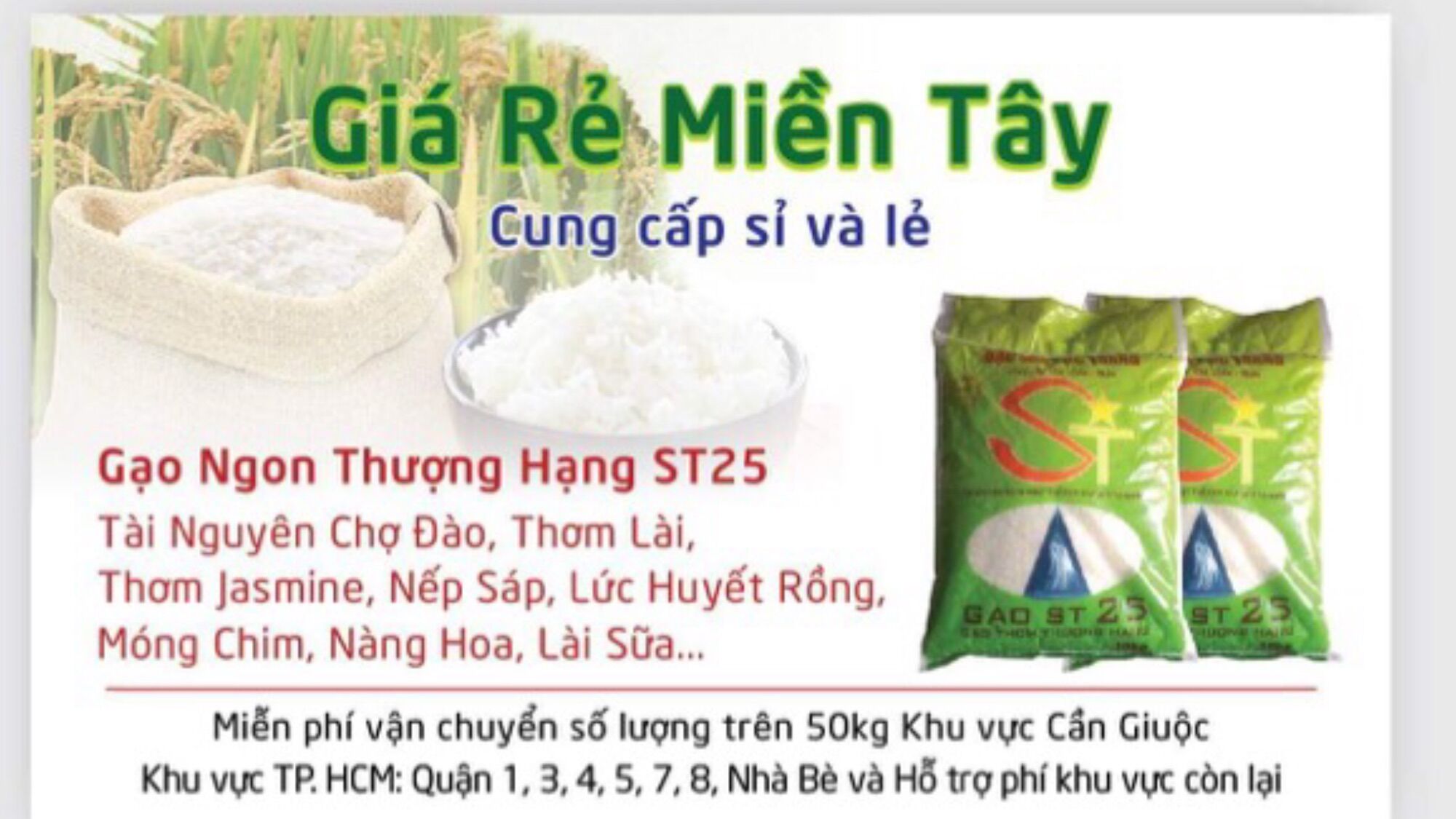 Gạo ST25 - Túi 5kg Thượng Hạng