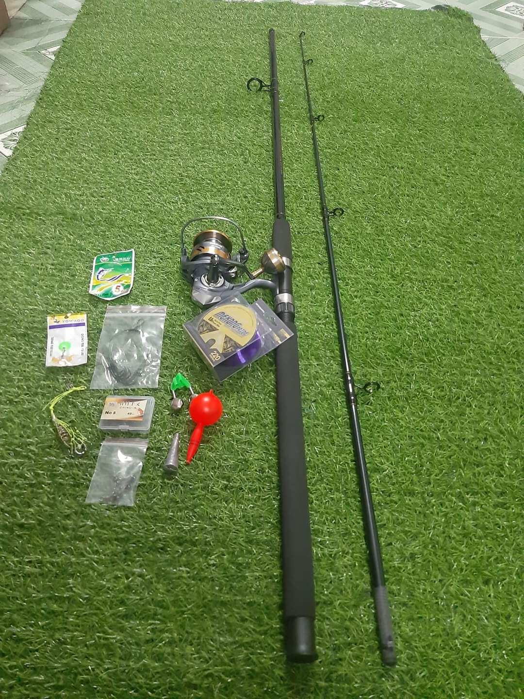 Combo cần máy phụ kiện đầy đủ ,cần daiwa 576 chuyên câu sông,hồ, câu lancer.... giá sinh viên, chất lượng