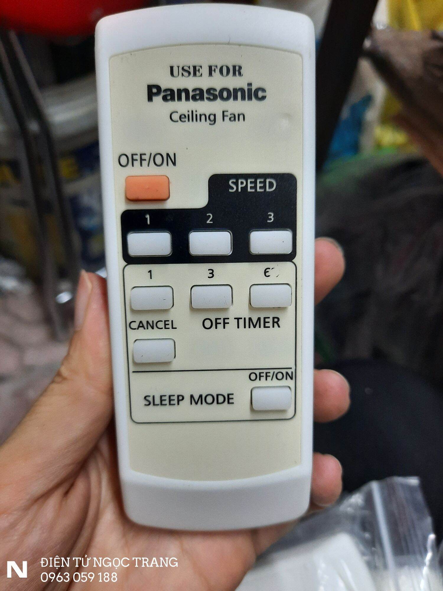 Điều Khiển Quạt Trần 4 Cánh Panasonic