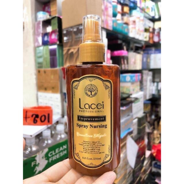 Xịt dưỡng tóc phục hồi lacei nâu improvement 250ml cải thiện tóc khô xơ, hư tổn