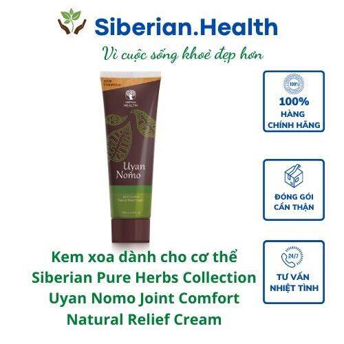 Kem xoa dành cho cơ thể siberian pure herbs Collection Uyan Nomo Joint Comfort Natural