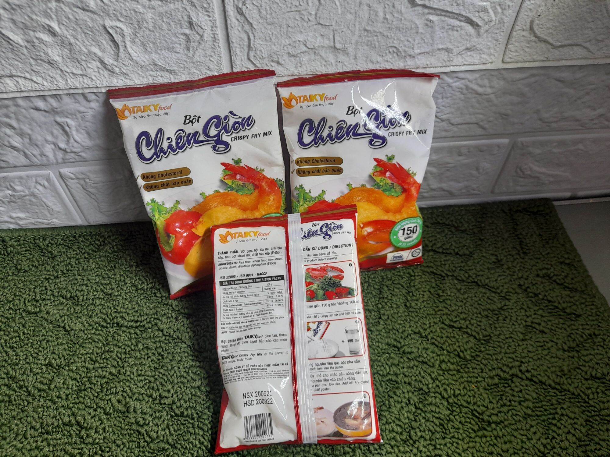 COMBO 5 TÚI BỘT CHIÊN GIÒN TÀI KÝ 150G