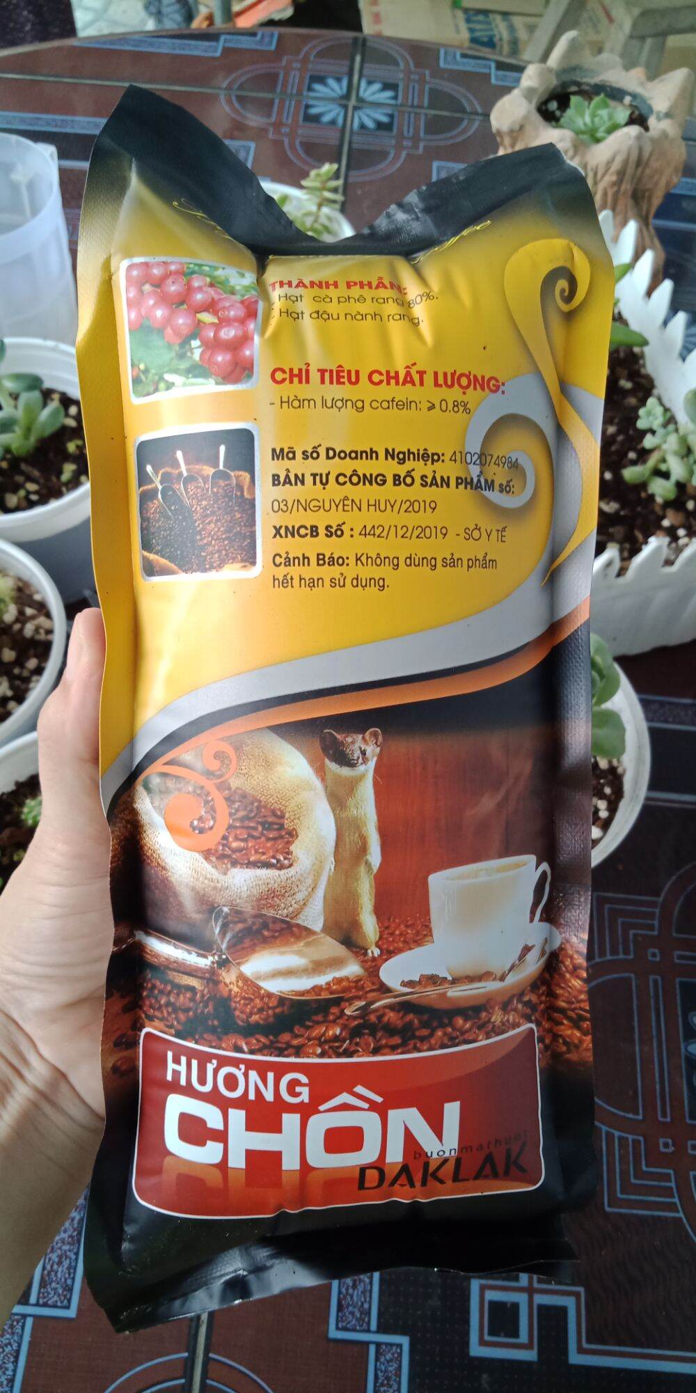 Cà Phê Hương Chồn Daklak Loại Đặc Biệt 500gram