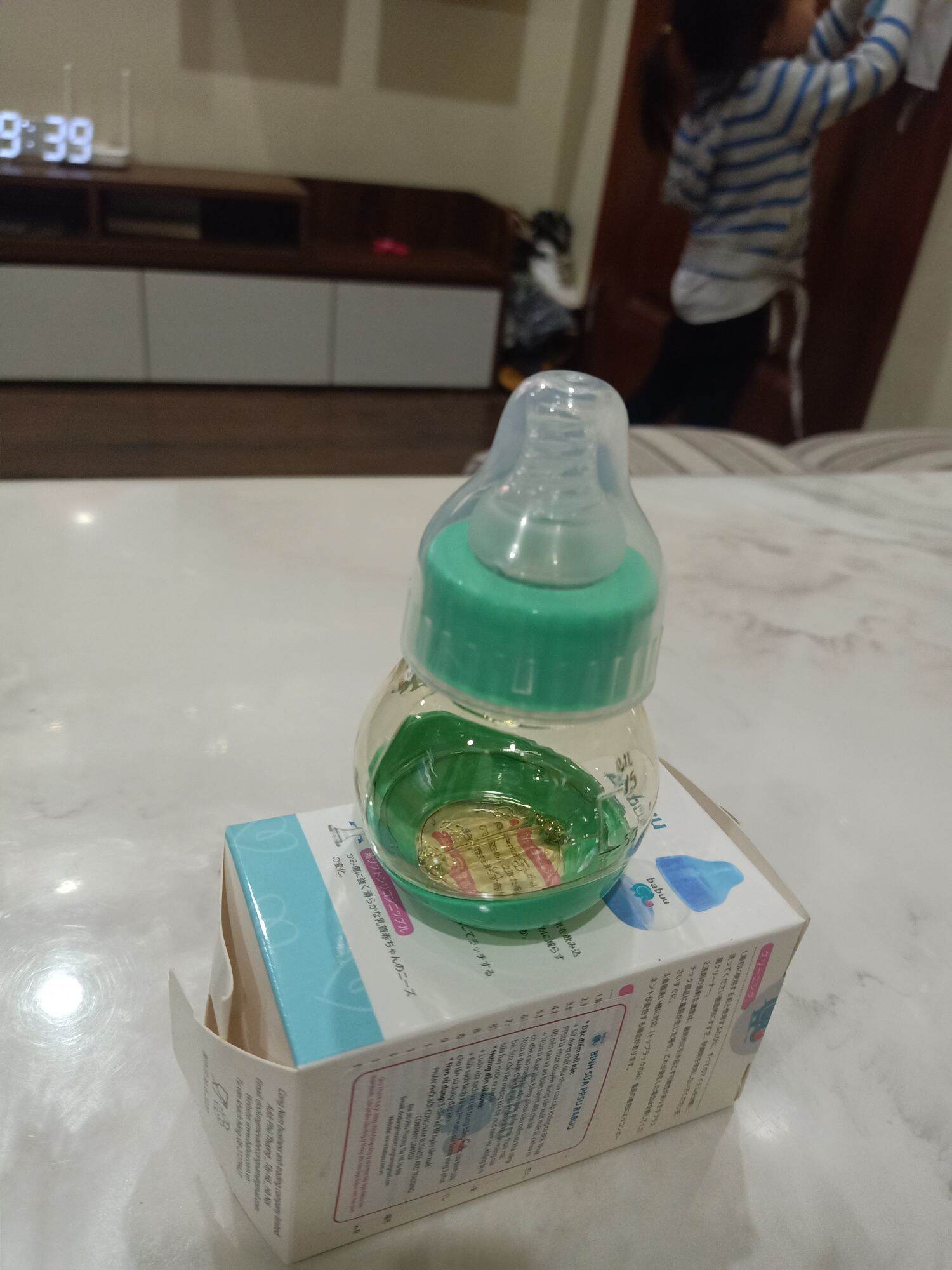 Bình sữa Babuu nhật bản 75ml cho bé sơ sinh [Mẹ&Bé]