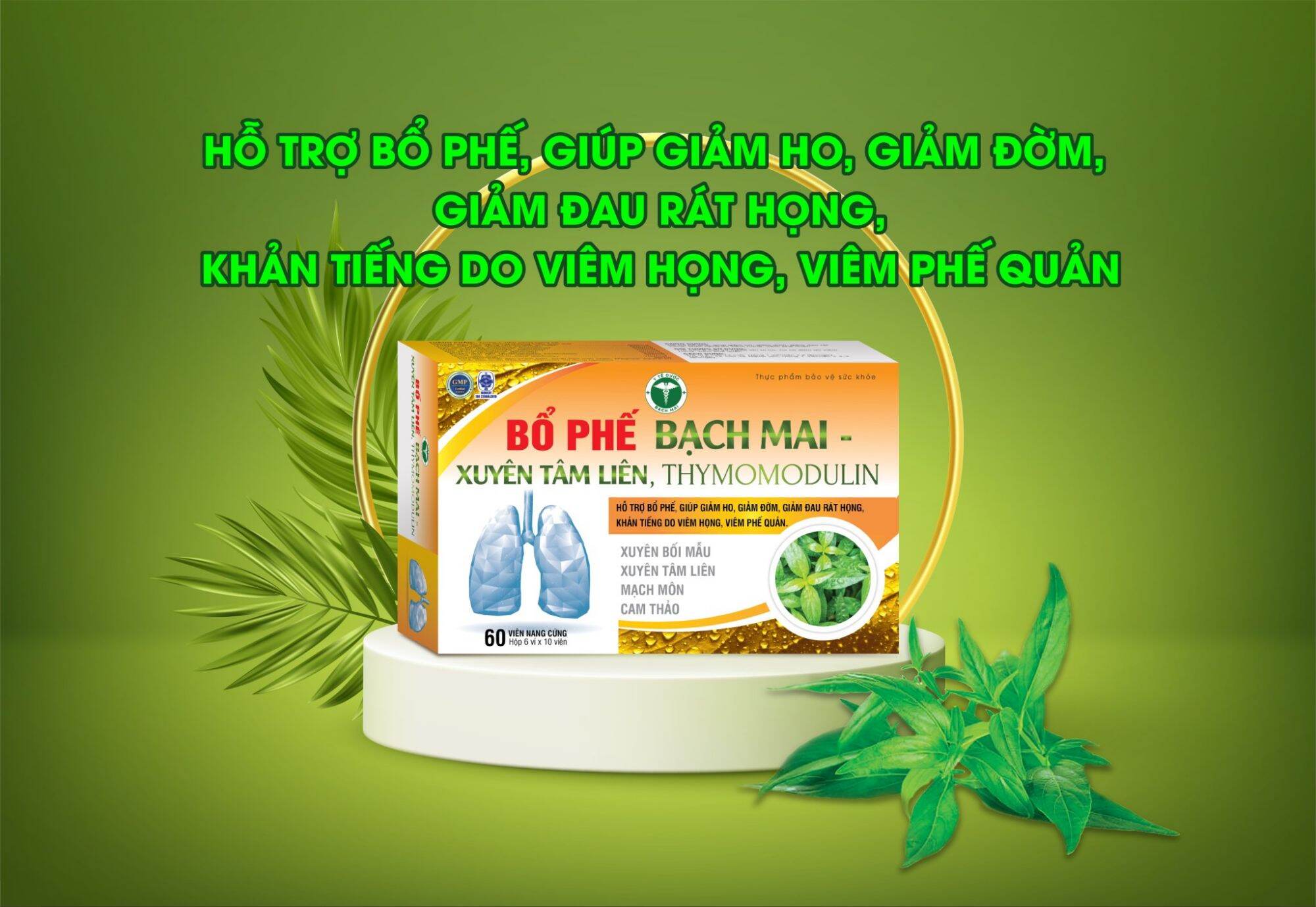 Bổ Phế hỗ trợ Ung Thư Phổi