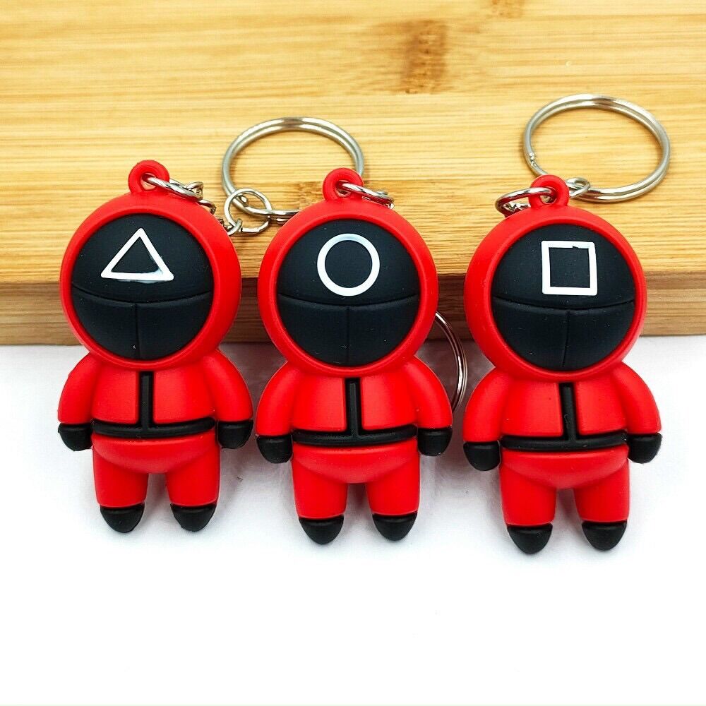 Móc khoá Squid Game trò chơi con mực Hot Trend