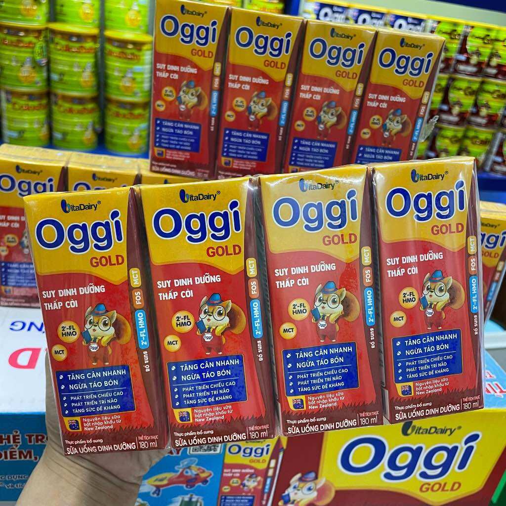 [TRỢ GIÁ Date 07/2024, mẫu thẻ cào] Thùng 48 hộp Sữa Bột Pha sẵn Oggi 110ml