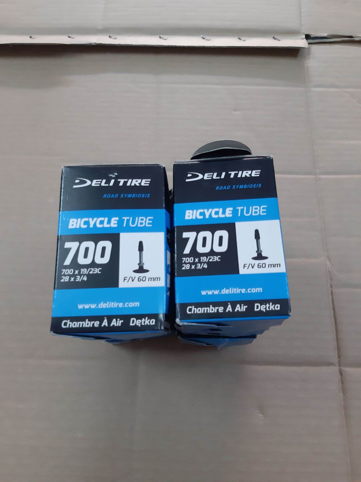 [HCM]Lốp ống trong xe đạp DELI TIRE 700x19-23C  van FV 60mm( 2 cái )