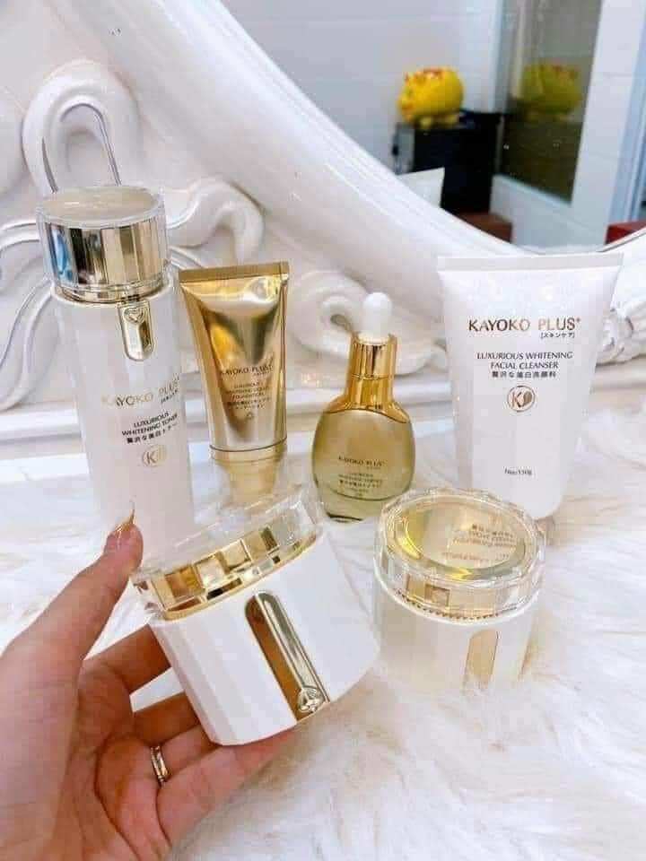 bộ kayoko plus trắng+(6 món hàng chính hãng)