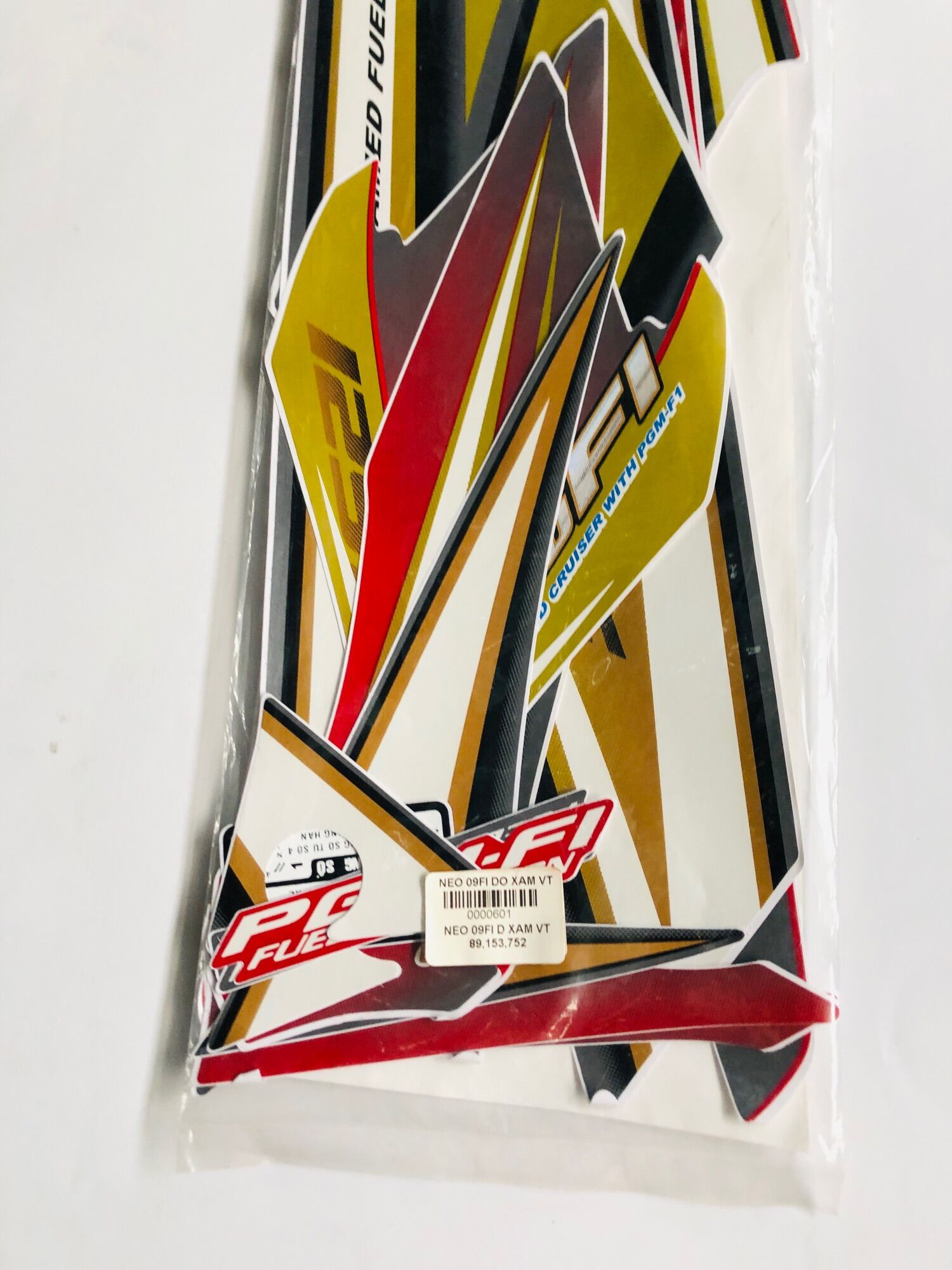 TEM FUNEO 2009 FI ĐỎ XÁM VT