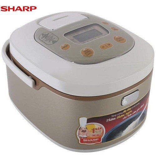 Nồi cơm điện tử Sharp 1.8 lít KS-TH18-GL - [HÀNG CHÍNH HÃNG BẢO HÀNH 12 THÁNG]