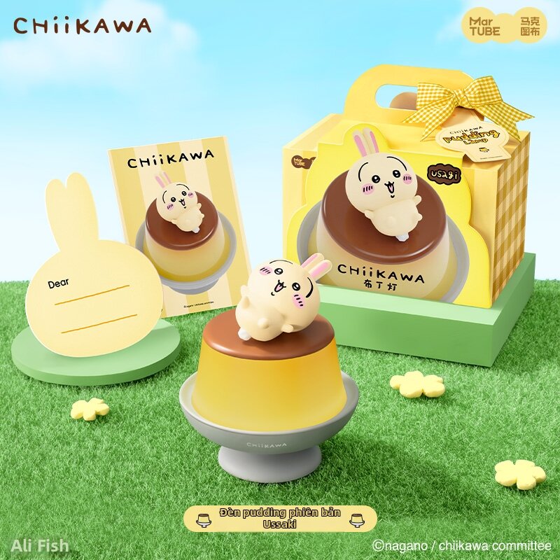 MAKETUBU | Đèn Bánh Pudding Chiikawa Ussaki Quà Sinh Nhật